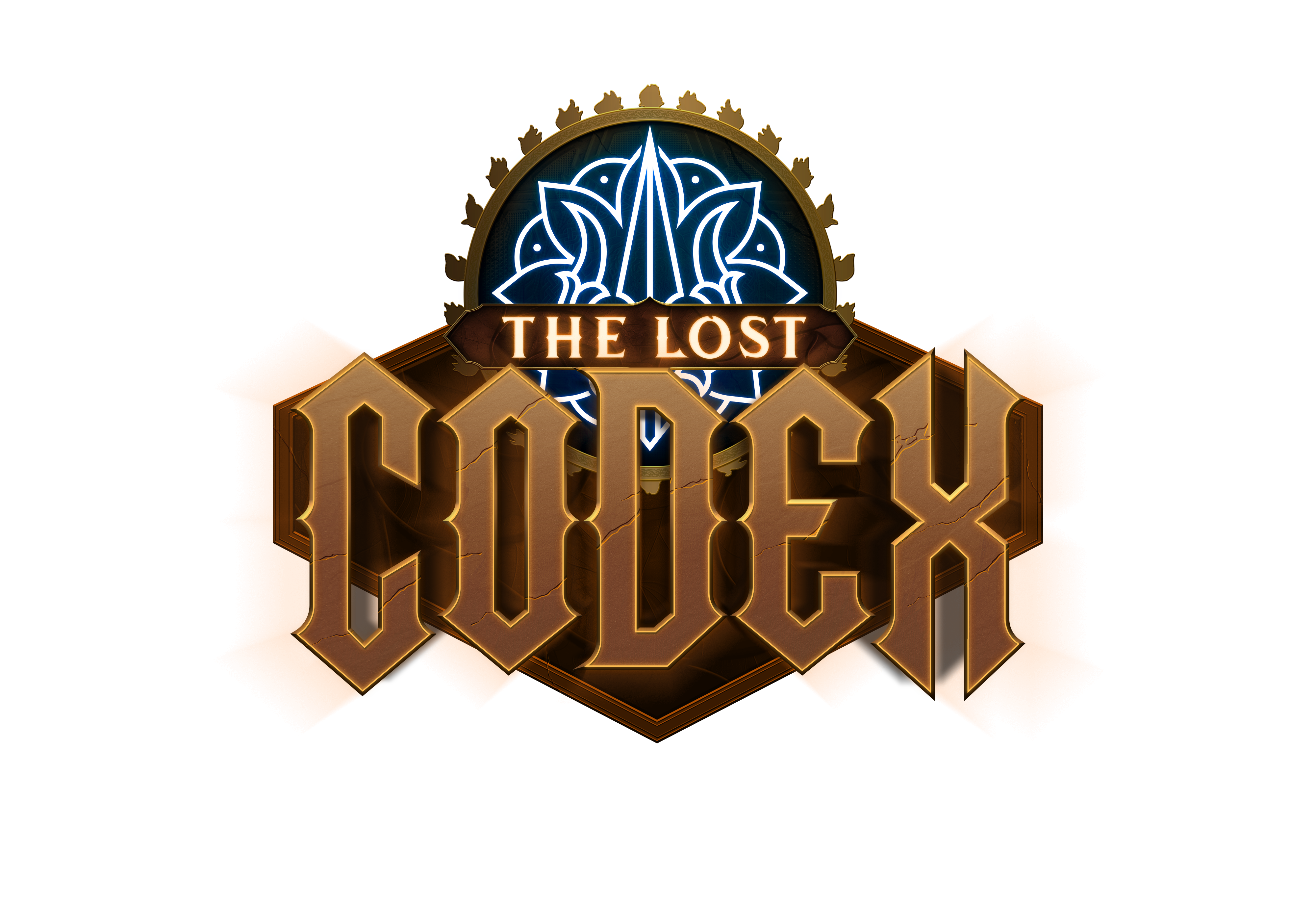 The Lost Codex — official gold game logo
